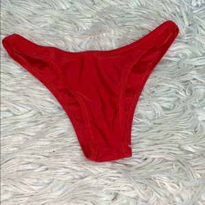 red bikini bottoms!!